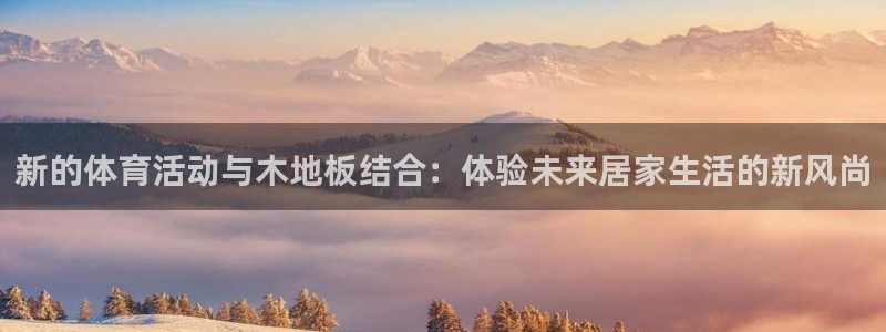 MK体育官网下载平台注册:新的体育活动与木地板结合:体验未来